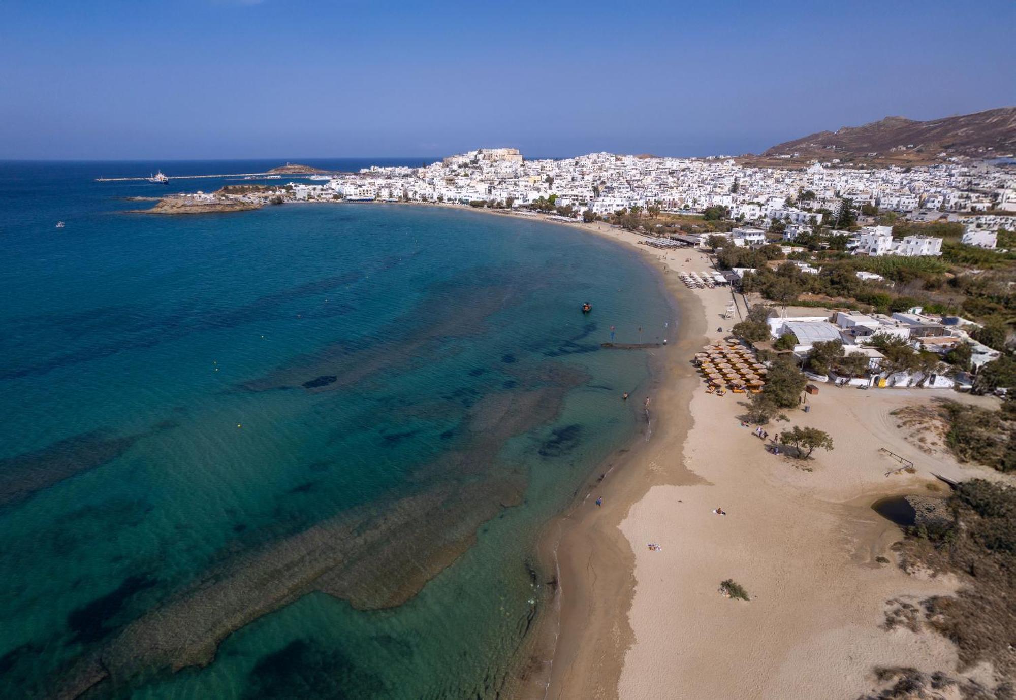 Flisvos Beach Apartments Naxos City المظهر الخارجي الصورة